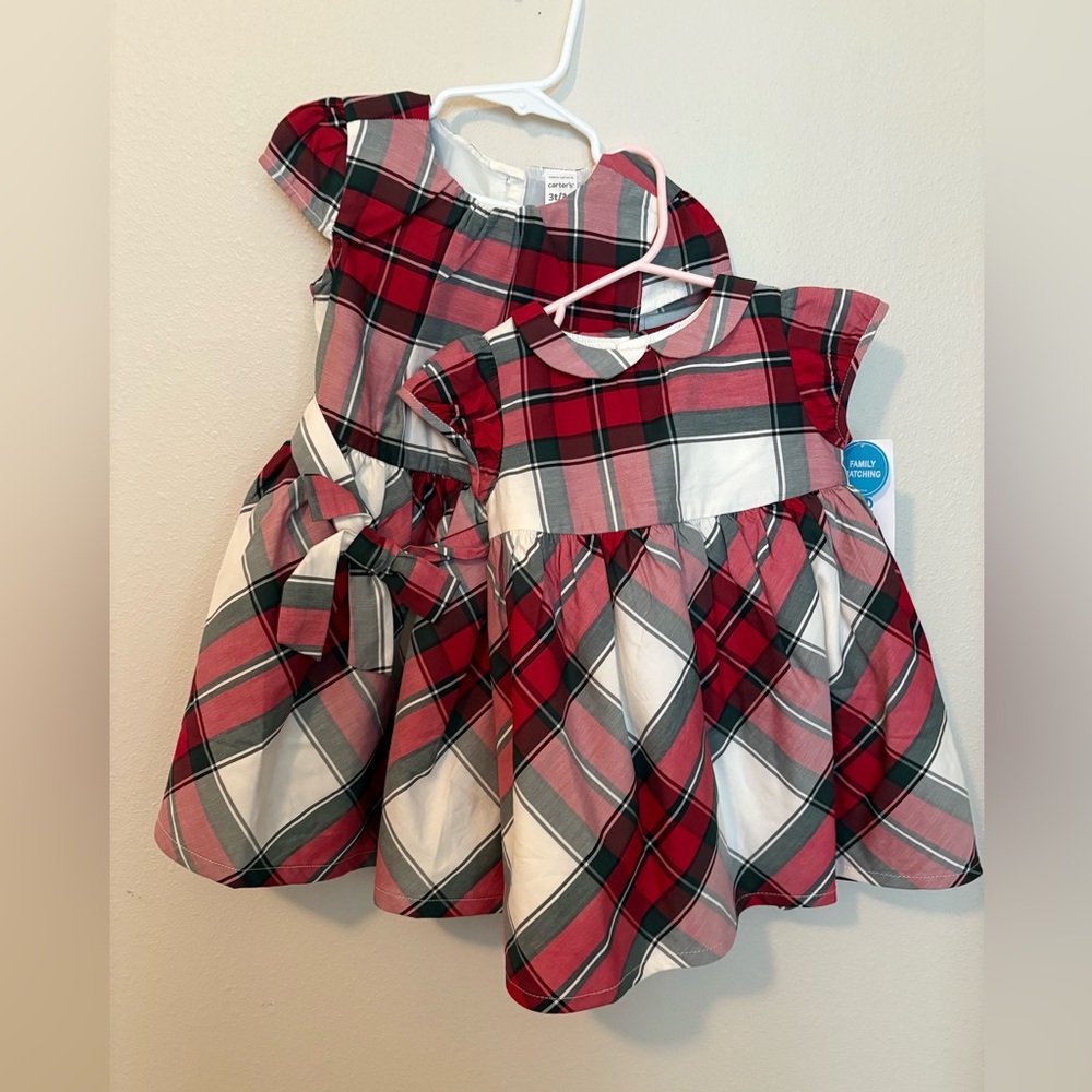 🌲❤️ Carter's Plaid Holiday Dress